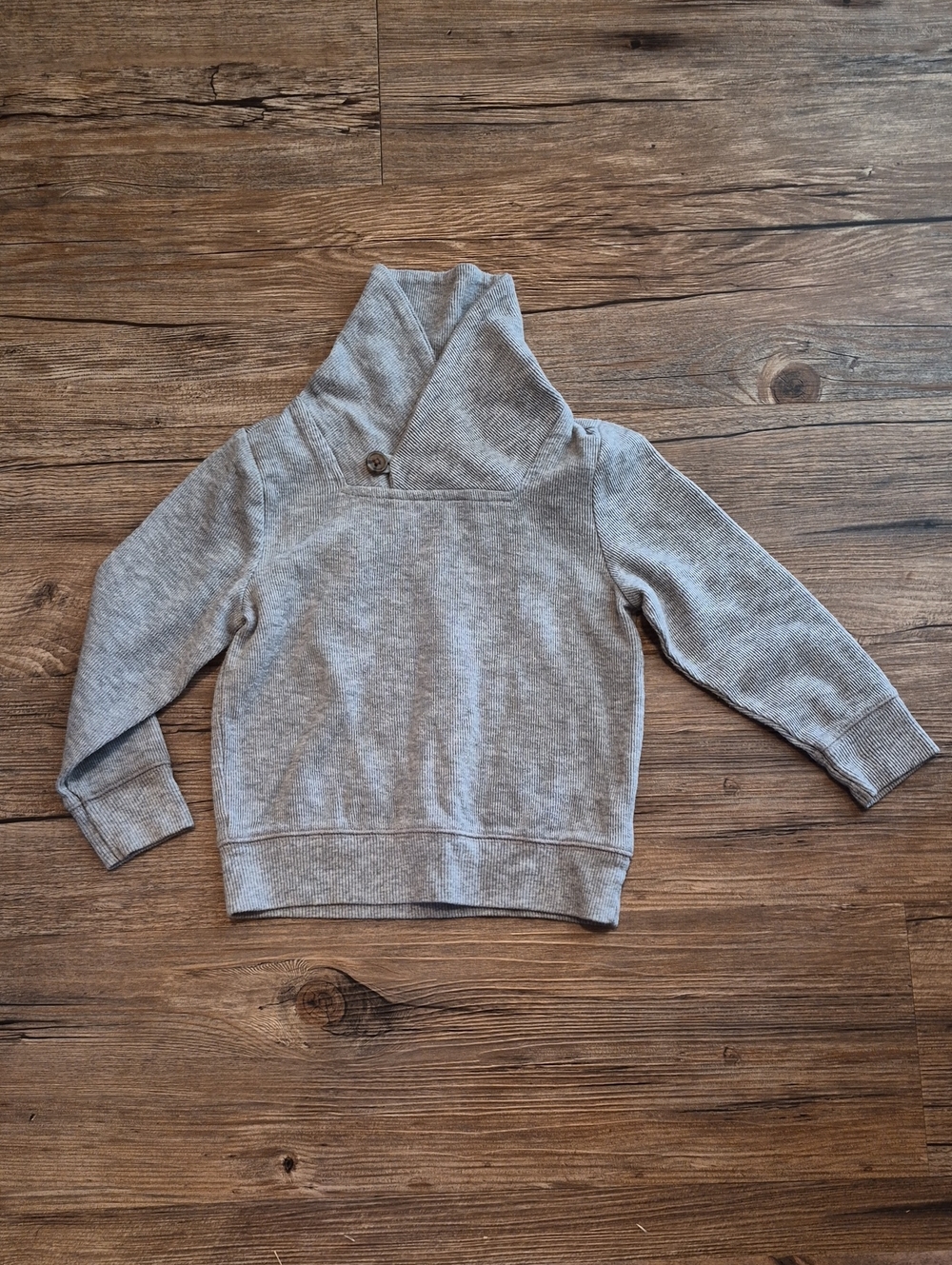 Old Navy Gray Kids Hooded Pullover Sweatshirt